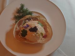 松叶蟹卡露伽鱼籽酱海鲜泡沫-福楼法餐厅FLO