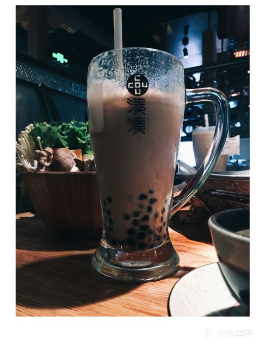凑凑火锅·茶憩(圆融时代广场店)大红袍珍珠奶茶图片 