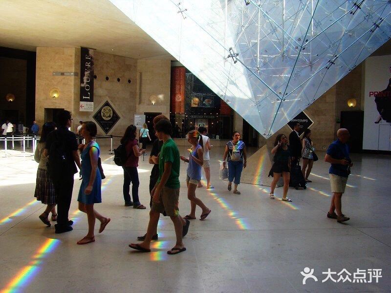 当到了卢浮宫，因为事先做过功课，每每走过一个点