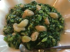 毛菜炒菱角-漕溪人家