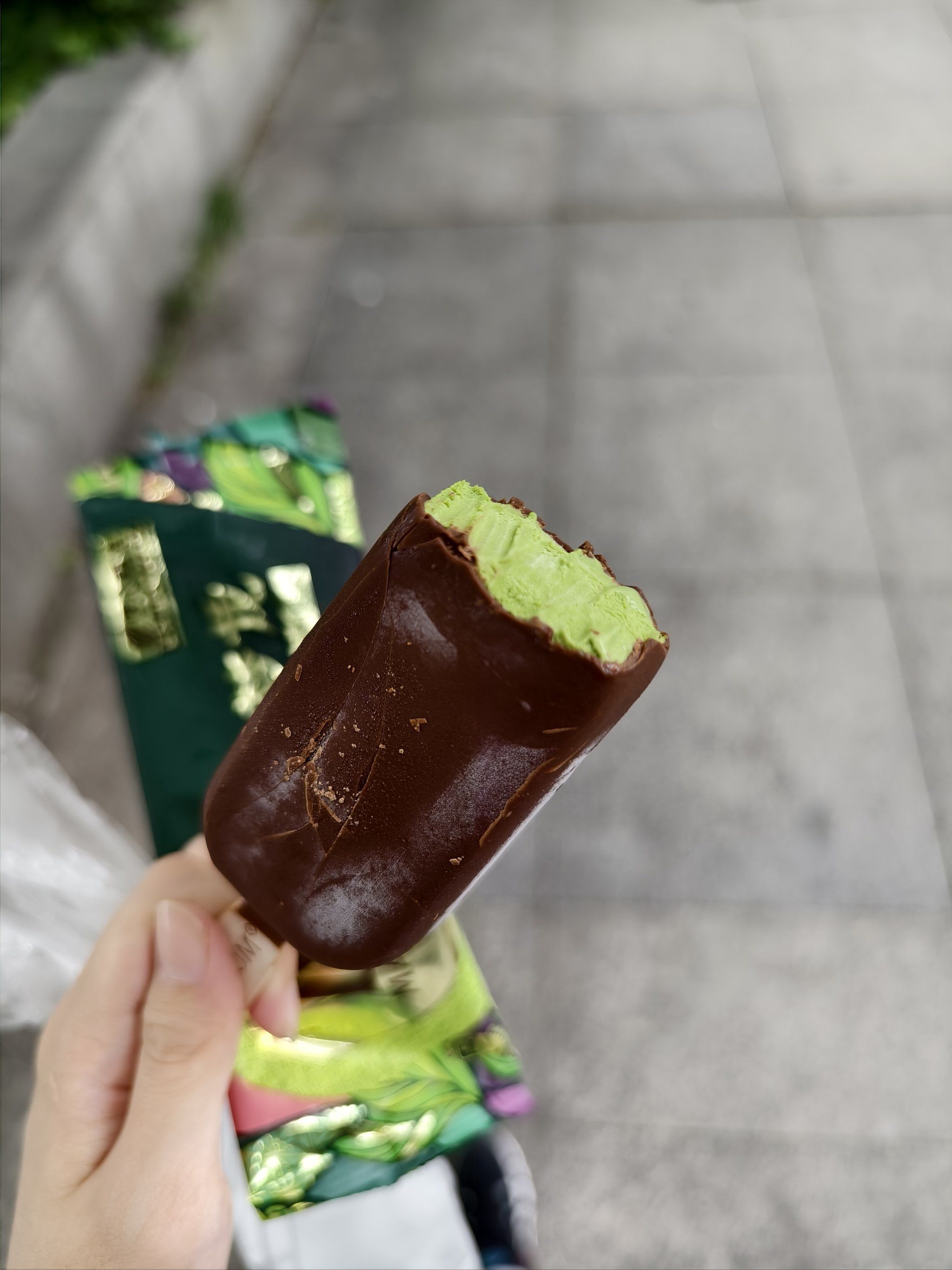 抹茶味梦龙冰淇淋