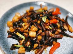 鲜贝烧汁鸡枞菌-拾溪餐厅(杭州千禧度假酒店)