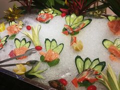 三文鱼金枪鱼鲷鱼刺身-海口绿发希尔顿酒店-田园汇自助餐·三文鱼·海鲜