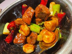 石锅花椒牛肉粒-新荣记(南京西路店)