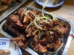 炒鸡架-勃利地摊·勃立小串烧烤