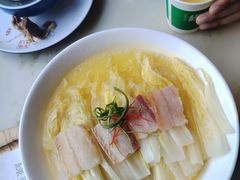 咸肉蒸娃娃菜-绿茶餐厅(龙井船宴· 品牌总店)