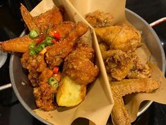 炸鸡翅原味拼甜辣-富乐满韩国正宗炸鸡韩国料理(虹泉路店)