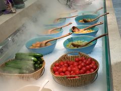 自助取餐区-绿岛港轩海鲜烤肉涮锅自助餐厅