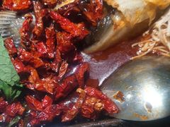 重庆豆花烤鱼-探鱼·鲜青椒爽麻烤鱼(天河优托邦店)
