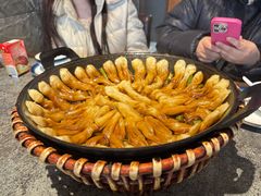 排骨豆角卷子-华盛园卷子王农家菜水库鱼