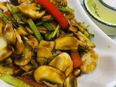 烧汁口蘑-素心斋素食餐厅