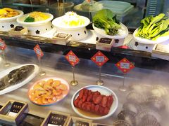 自助取餐区-渔民船说·北塘海鲜·天津菜·海肠捞饭(北塘古镇店)