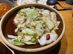 干红薯叶炒包菜-吃饭皇帝大(合生汇店)