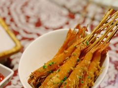 芥茉串烧虾-临家闽南菜(大唐店)