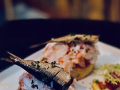 蛋黄酱轻拌蟹肉和沙丁鱼-帕歌西班牙餐厅paco tapas