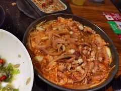 泡菜煎八爪鱼-烧货·活海鲜炭烧(湖滨商业街店)
