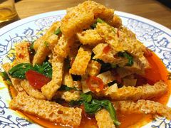 菠菜拌面筋-胖老汉新疆特色椒麻鸡(南门店)