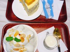 榴莲肉加榴莲芝士-丹礼糖甜品