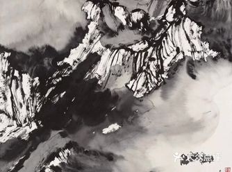 水墨画中展现的虚实艺术太神奇了。