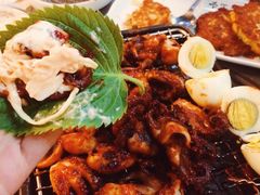 -喜儿家铁网烤章鱼(弘大店)