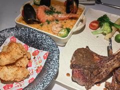 碳烤新西兰羔羊排-春树下·树屋花房西餐厅(罍街AS1980店)