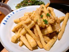 咸蛋黄炒茄子-吃饭皇帝大(解放西路店)