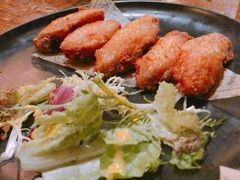 蒜香鸡中翼-喜洲吧·江畔老船厂·庭院餐厅(喜临院店)