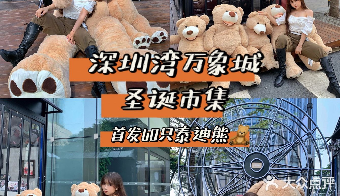 深圳拍照探店｜首发🧸60只泰迪熊来袭啦！