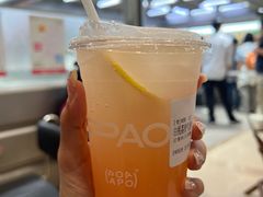 白桃荔枝气泡水-PAOPAO Bakery&Café(港汇店)