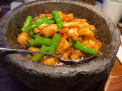 石锅杭椒牛蛙-桂满陇天书(南京德基旗舰店)
