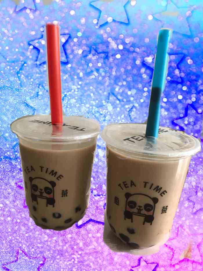 teatime佰茶-"慕名来了这家奶茶店.结账时才看到有中文菜.