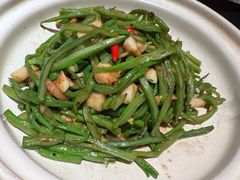 砂窝扁豆丝-鸽子侯·家宴·平价海鲜(市图书馆店)