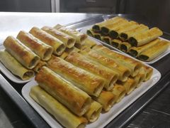 韭黄牛肉锅贴-雅沛轩锅贴八宝粥(回民街店)