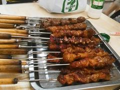 烤五花烤鸡心-王记西鎮电烤肉(汶上路店)