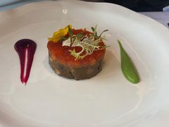 黑鱼籽酱香牛肉木瓜塔塔-王品台塑牛排(成都万象城店)