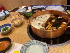寿喜豆乳鸳鸯锅-伊豆野菜村(大族广场店)