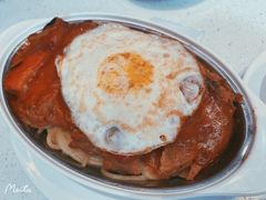 猪扒焗饭-香港新发烧腊茶餐厅(水围店)