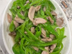青椒炒鸡胗-老地方面馆(思南路店)