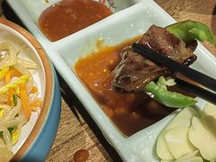 -明洞阿姨·韩式酱蟹烤肉·创意料理(三元桥店)