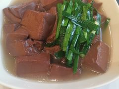 沙姜韭菜浸猪红-小榄人家酒楼(民安店)