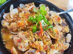 酸辣蛤蜊-大树下海鲜饭店
