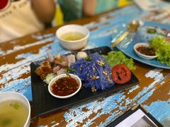 -蝶豆花蓝面条