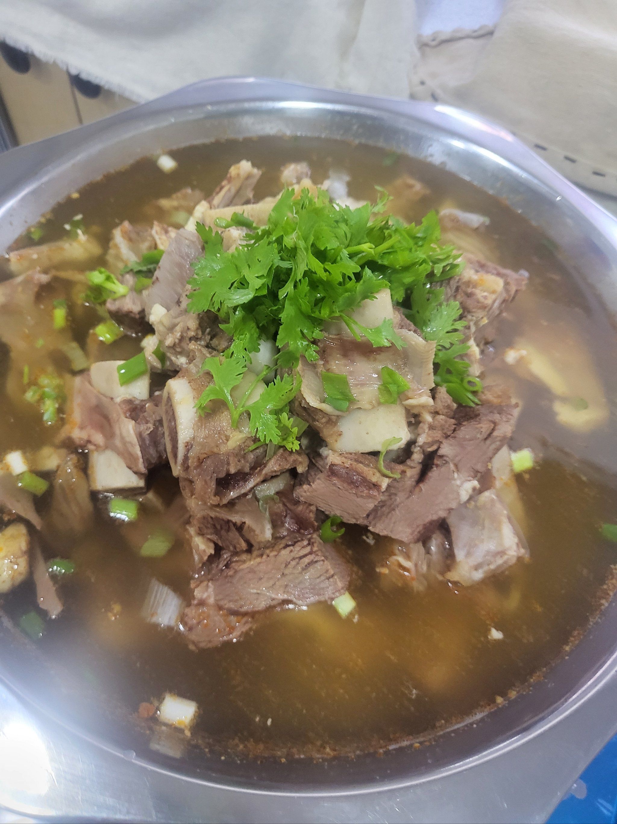 清汤牛肉的轻盈味