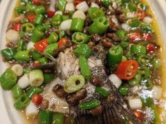 鼓椒蒸鲈鱼-芙蓉凰花园酒楼