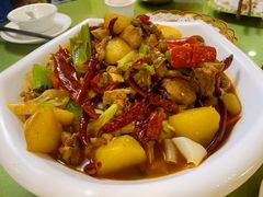新疆大盘鸡-新疆红柳花餐厅(新洲店)