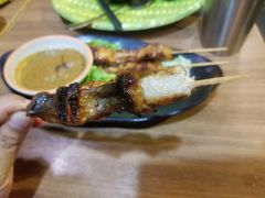 白鱔沙嗲三串-班兰叶印尼美食