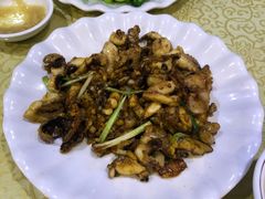 沙姜炒鱿鱼-强记湛江鸡饭店·二十七年老字号(拱北店)
