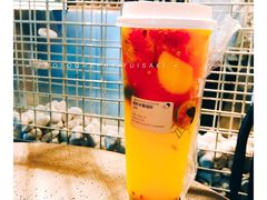 超级水果绿茶-喜茶(佛山顺德大良东乐路店)