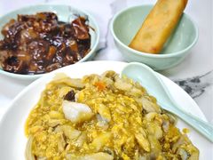 黄鱼蟹黄拌面-明呈黄鱼面馆(斜土路店)