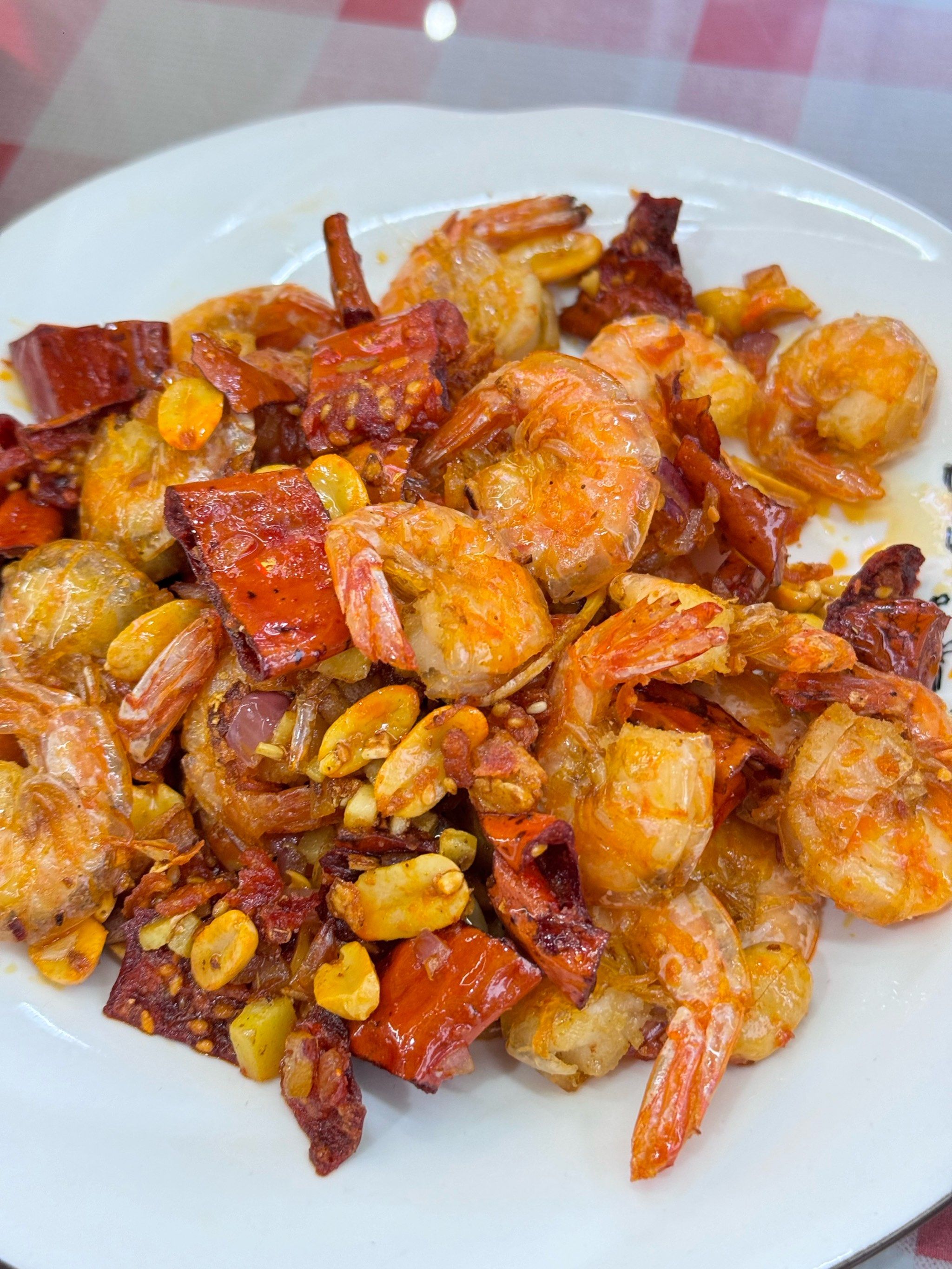 饱满酥脆的椒盐基围虾